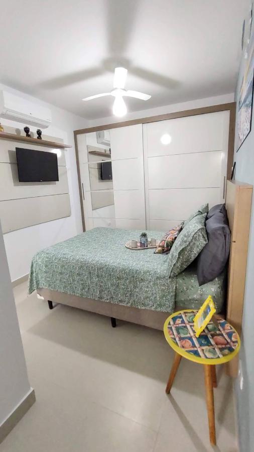 Apto Centro Ubatuba Com Varanda Gourmet, Suite E Piscina Esterno foto