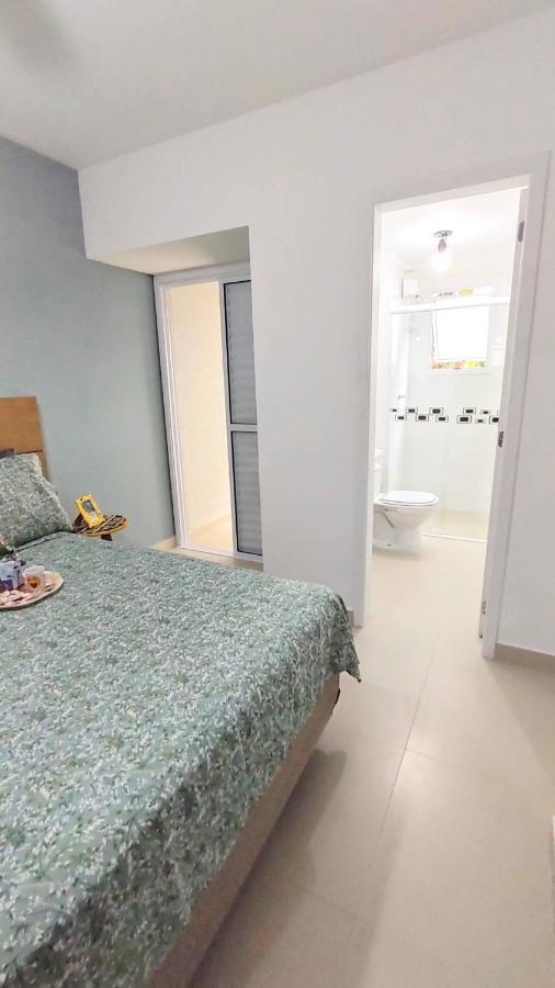 Apto Centro Ubatuba Com Varanda Gourmet, Suite E Piscina Esterno foto
