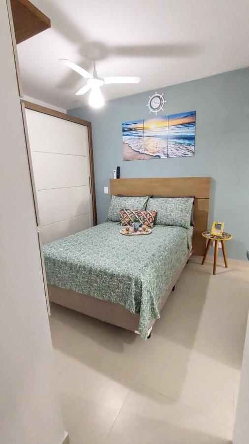 Apto Centro Ubatuba Com Varanda Gourmet, Suite E Piscina Esterno foto
