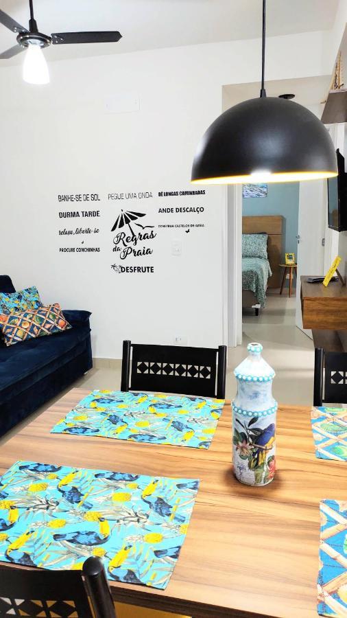 Apto Centro Ubatuba Com Varanda Gourmet, Suite E Piscina Esterno foto