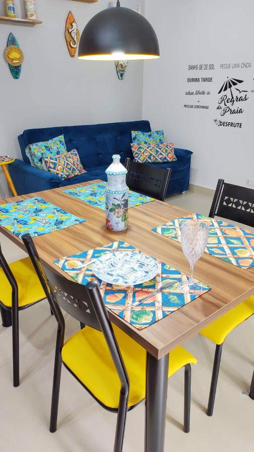 Apto Centro Ubatuba Com Varanda Gourmet, Suite E Piscina Esterno foto